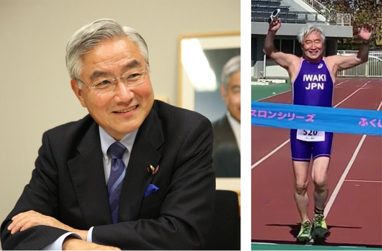 元法務大臣　(公社)日本トライアスロン連合会長